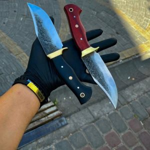چاقوی طبیعتگردی و کلکسیونی دستساز مدل شکاری طرح روس استاد فضلی ( اصلی )