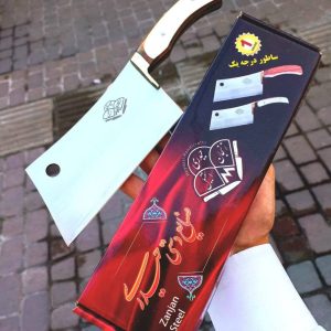 ساطور برش دسته سفید حیدری