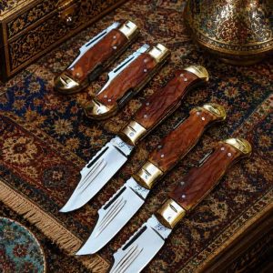 ضامندار کلکسیونی و قیمت اقتصادی استاد کریمی | چاقو آریا
